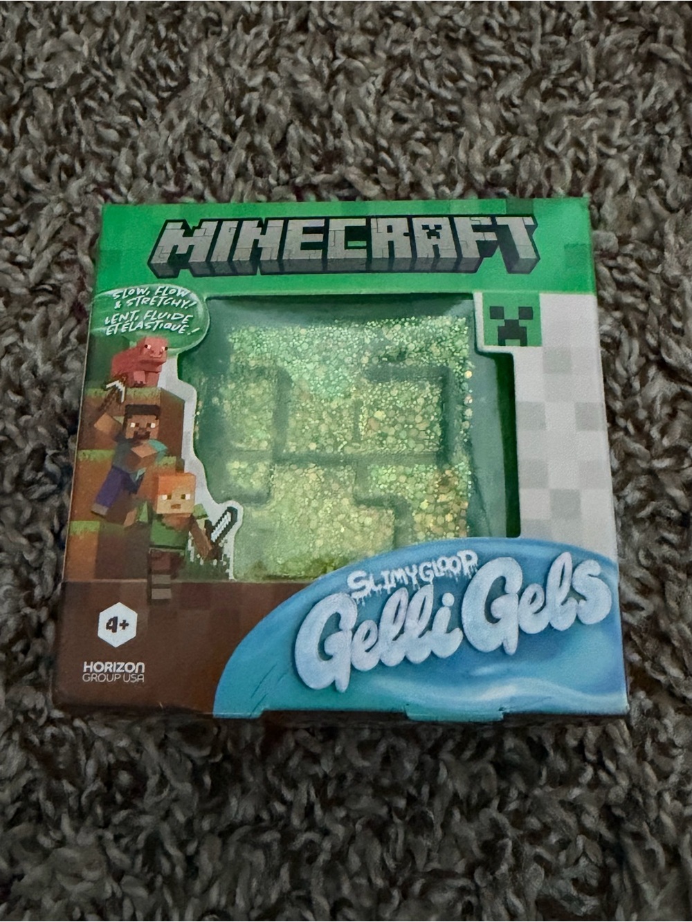 Slimygoop Minecraft Gelli Gels squishy Toy - Green